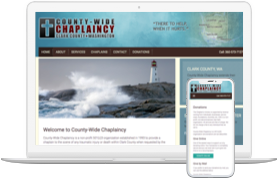 Screenshot of County-Wide Chaplaincy